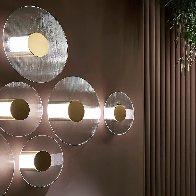 DecorBites™ Elegant Glass Wall Lamp for Bedroom, Living Room - Retro Designer Luxury Lighting