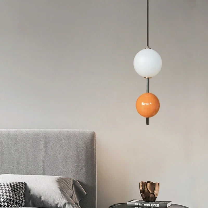 DecorBites™ Glass Ball LED Pendant Light for Living Dining Bedroom