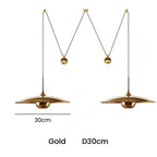 Postmodern Adjustable Metal Pendant Light