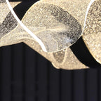 Modern Linear Alloy Pendant Light Chandelier