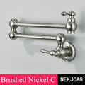 DecorBites™ Double Joint Pot Filler Faucet Swing Arm Wall Mount Kitchen Tap