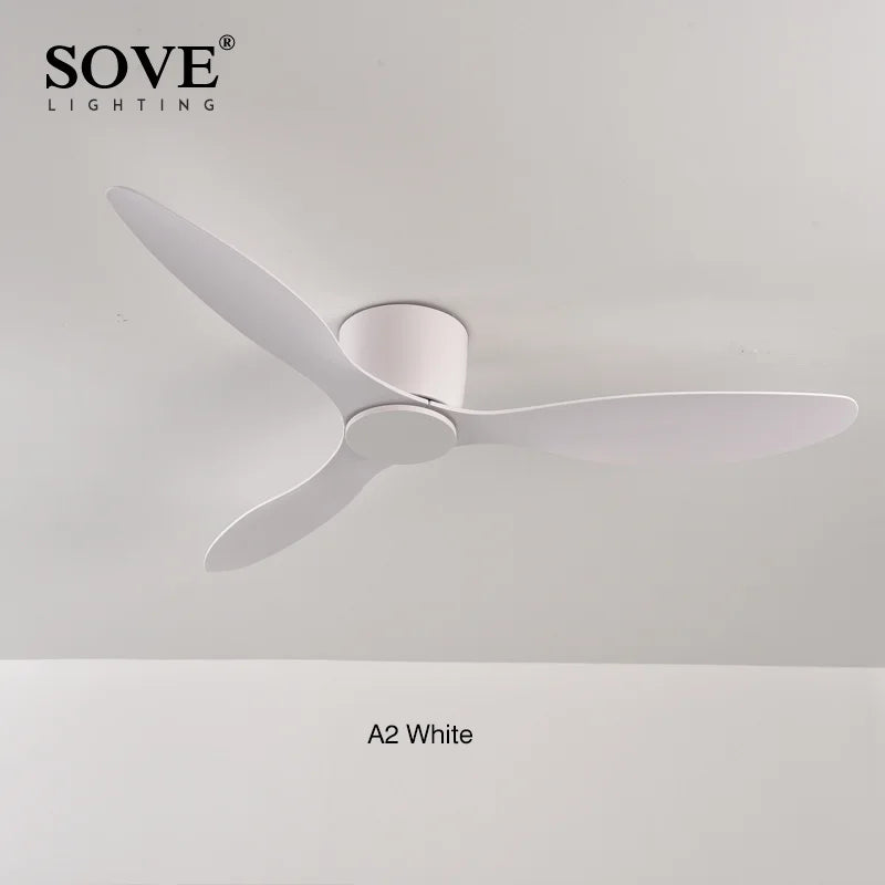 DecorBites™ 6-Speed DC Motor Ceiling Fan Remote Control 17CM Low Floor Loft Decorative Fan