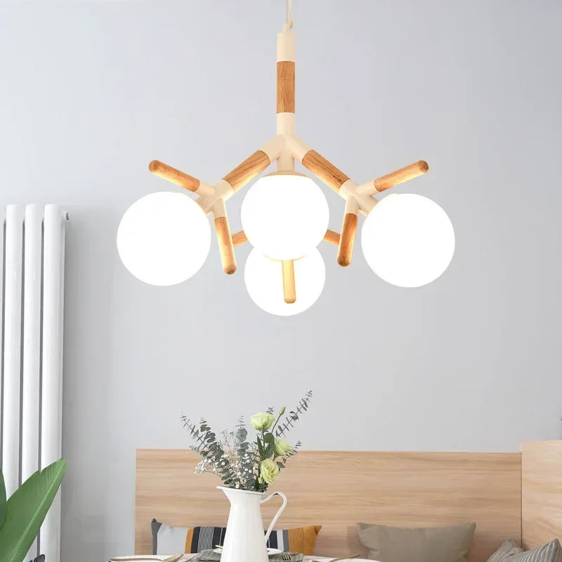 ثريا LED من DecorBites™: مصباح إضاءة معلق حديث لديكور المنزل لغرفة المعيشة والمطعم والمطبخ