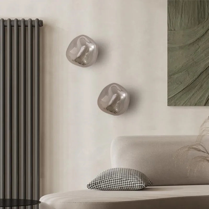 DecorBites™ مصباح حائط زجاجي Lava: تصميم إسكندنافي لديكور المنزل، غرفة المعيشة، غرفة النوم