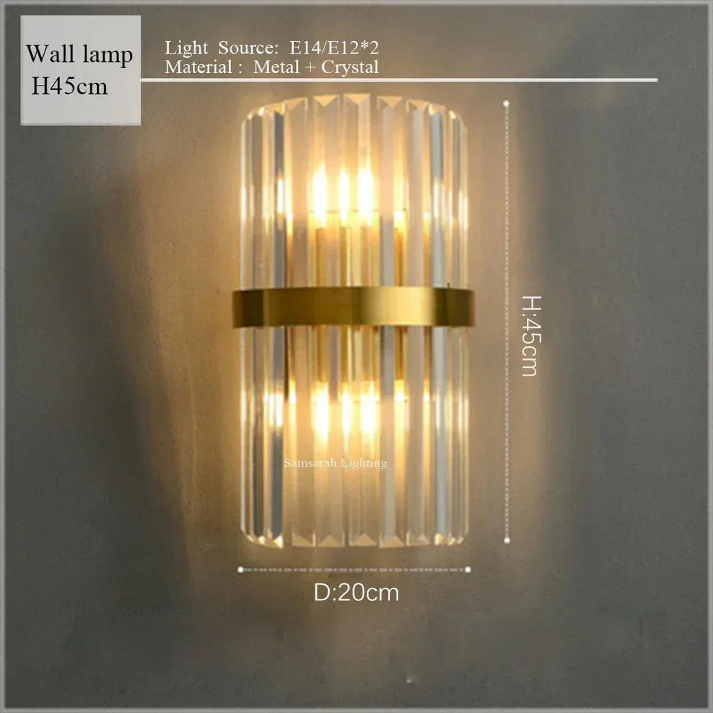 ثريا بيضاوية كريستالية LED من DecorBites™ لإضاءة غرفة الطعام