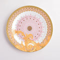 طقم أدوات مائدة من البورسلين "DecorBites™ Golden Flower Bone China"