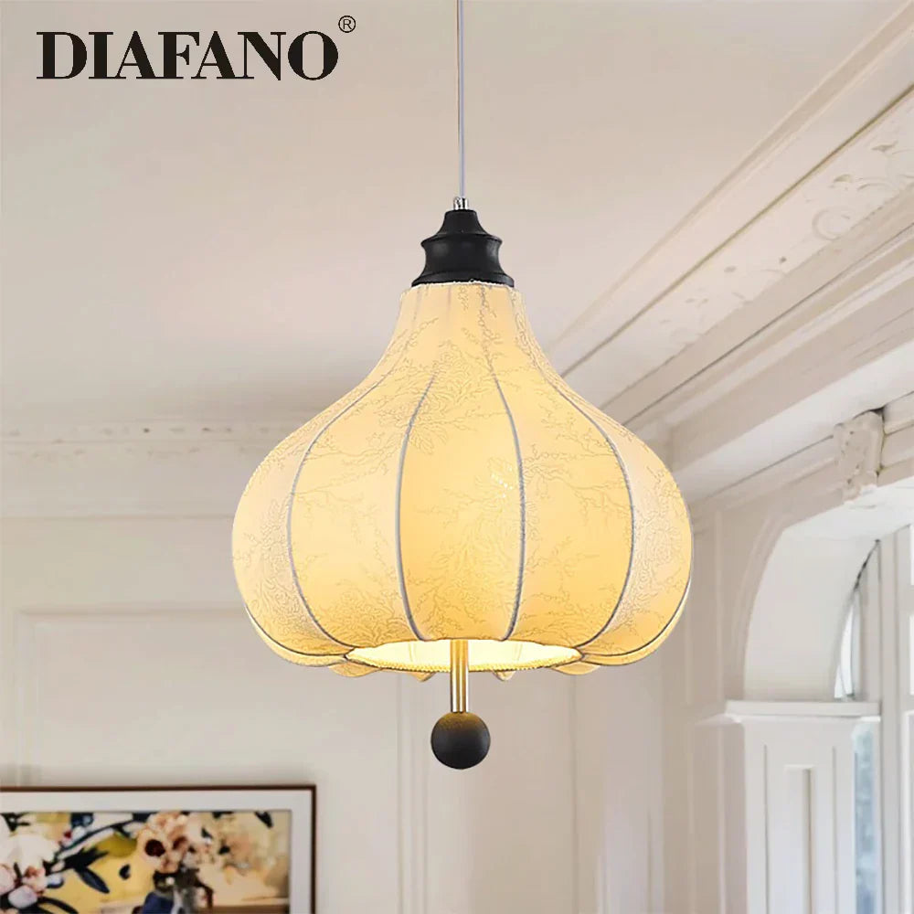 مصابيح تعليق LED من DecorBites™ اليابانية: ثريا عصرية لغرفة المعيشة وغرفة النوم وغرفة الطعام