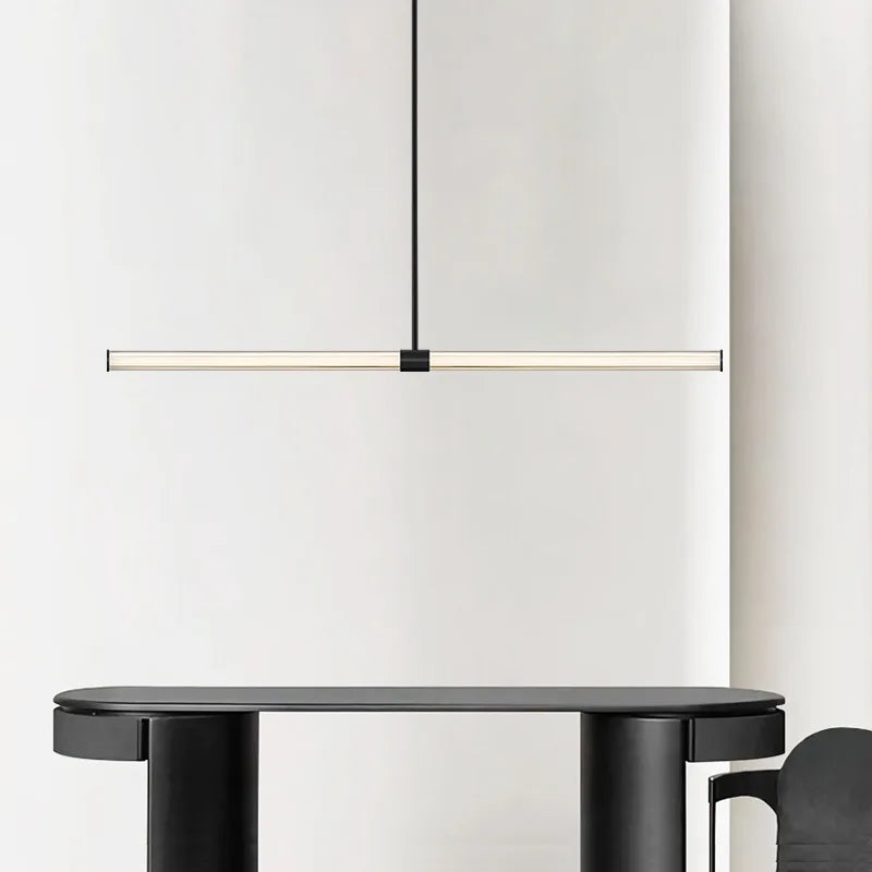 DecorBites™ Black Copper Glass Pendant Dining Room Hanging Lamp Luxe Ceiling Decor