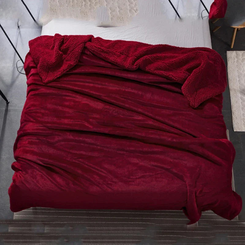 DecorBites™ Cozy Plush Blanket: Soft, Warm, Lightweight for Bedroom & Sofa All Seasons