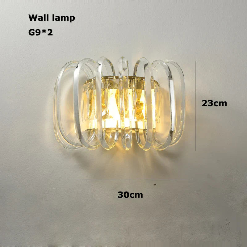 ثريا DecorBites™ الذهبية LED - صيحة جديدة لغرفة المعيشة لعام 2025