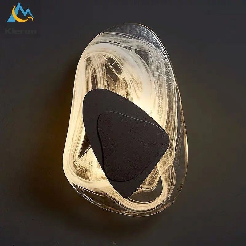 DecorBites™ Crystal LED Wall Lamp Modern Glass Wall Light for Living Room, Bedroom, Bathroom