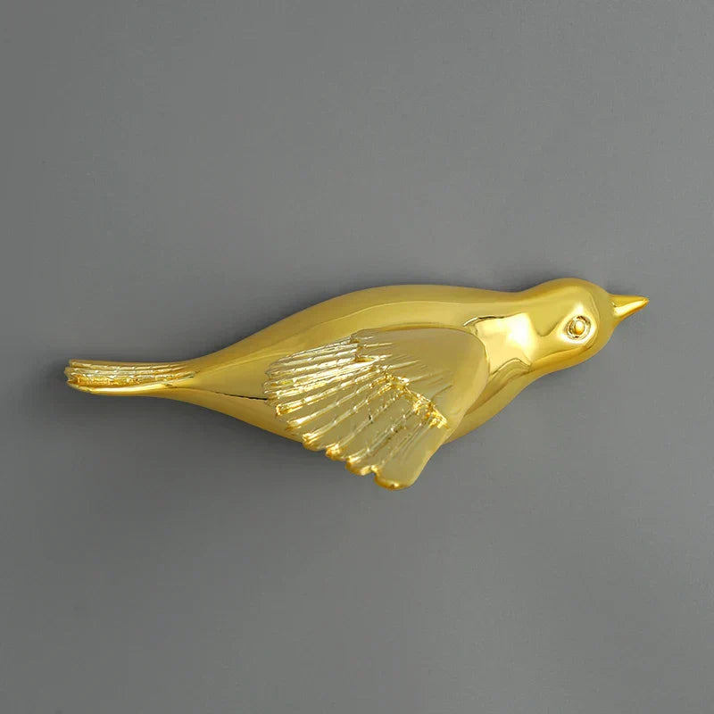 DecorBites™ 3D Bird Resin Statue Wall Decor for Children's Room - Animal Figurine Ornament
