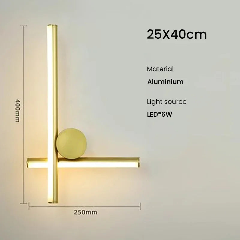 DecorBites™ ثريا سقف خطية LED ثريا غرفة طعام فاخرة بتصميم إيطالي