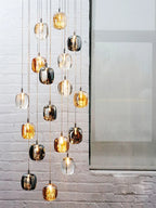 Modern Nordic Crystal Cluster Pendant Light