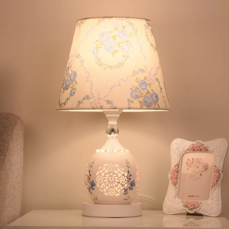 DecorBites™ Crystal Bedroom Table Lamp: Modern, Romantic, Decorative Lighting