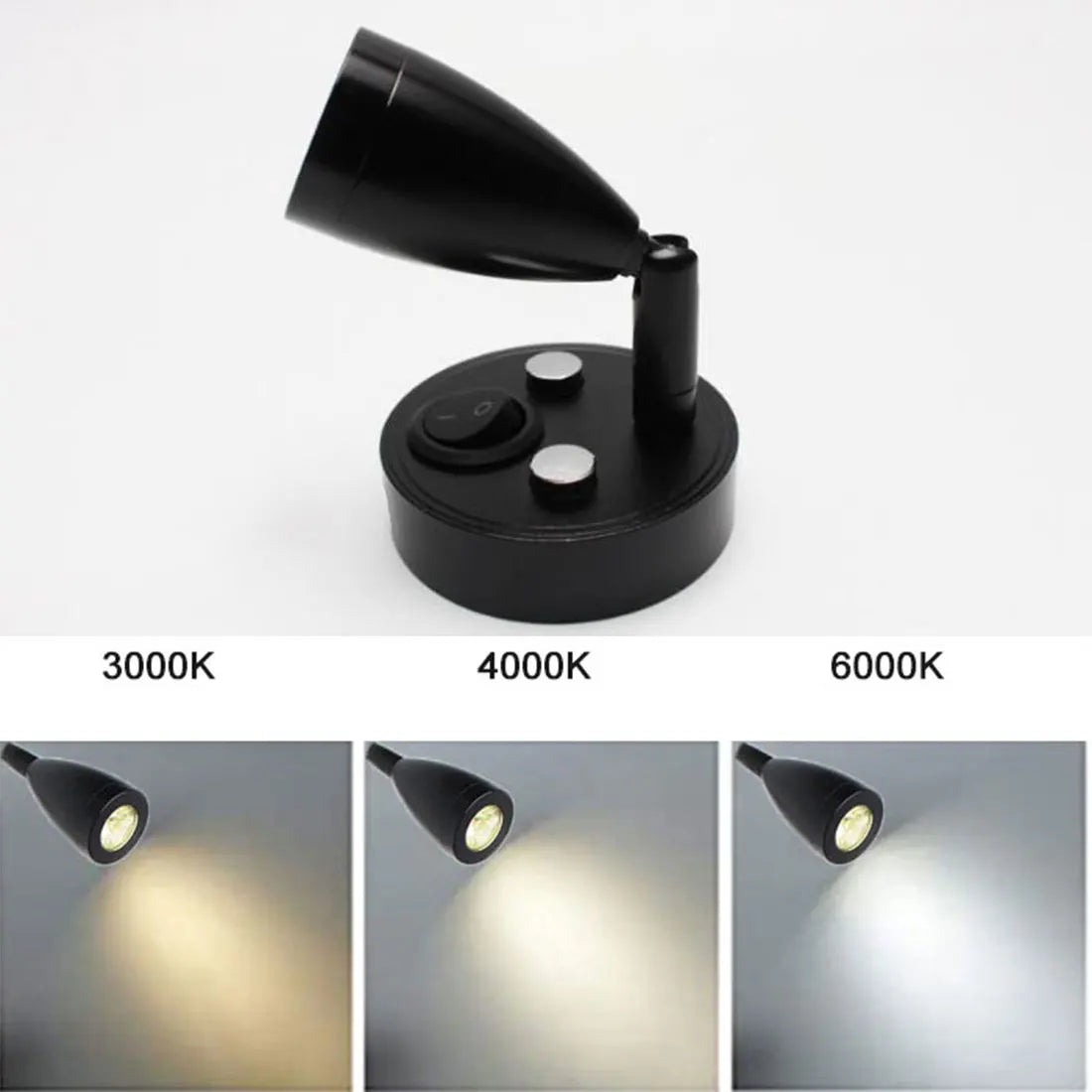 DecorBites™ 12V LED Reading Lamp for RV Boat Camper Trailer Interior Lighting