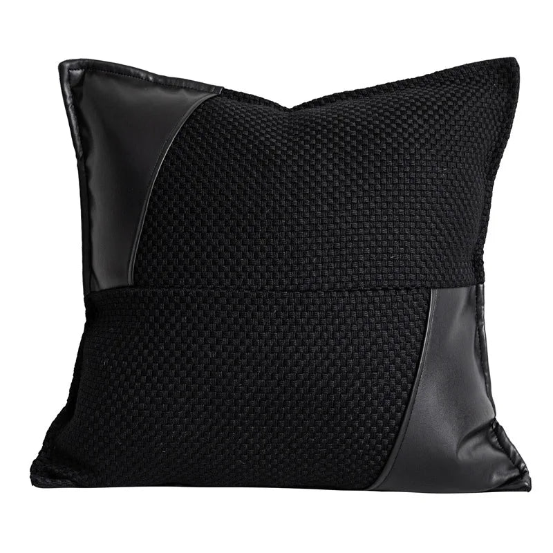 DecorBites™ Jungle Plant Raccoon Embroidered Throw Pillow Cover for Couch Sofa Bed