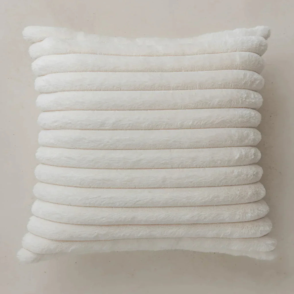 DecorBites™ French Cream Jacquard Pillow Covers 45*45 for Home Decor