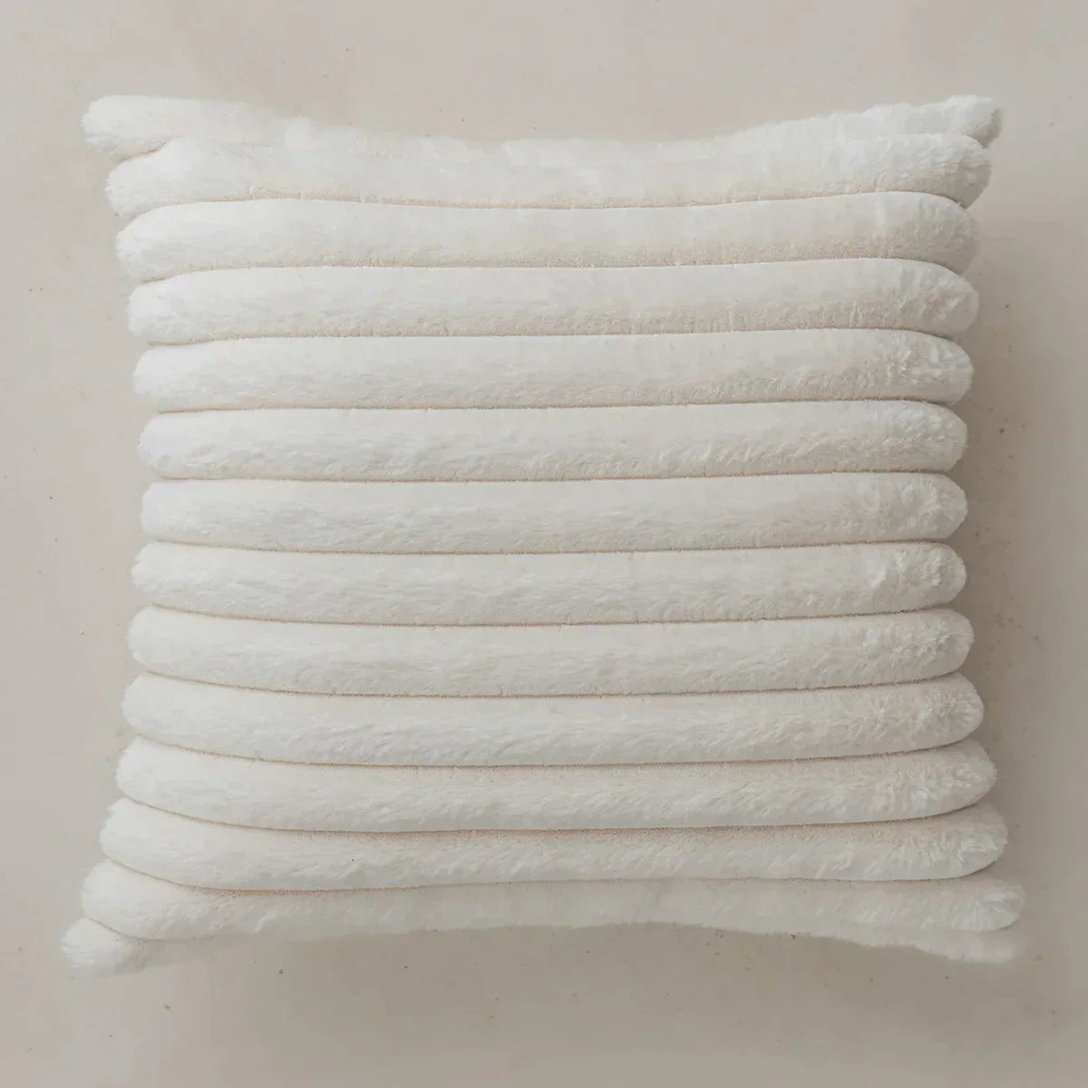 DecorBites™ French Cream Jacquard Pillow Covers 45*45 for Home Decor