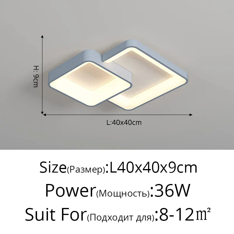 ثريا DecorBites™ LED: إضاءة داخلية عصرية لغرفة النوم، المطبخ، غرفة المعيشة، وغرفة الطعام