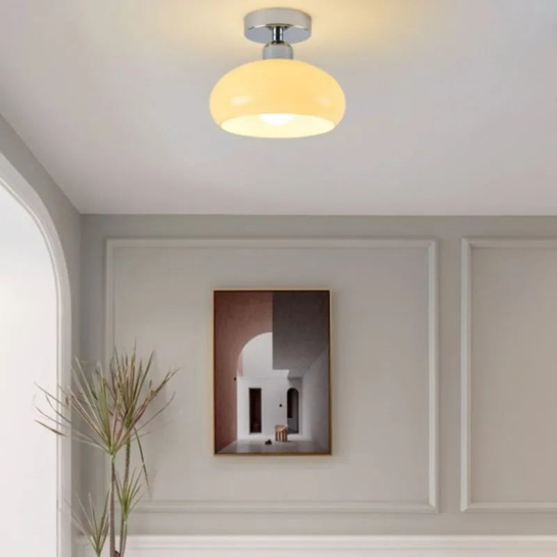 مصباح سقف ذهبي من DecorBites™ LED للمنزل والفنادق وغرف النوم وغرف المعيشة - وحدة إضاءة عصرية