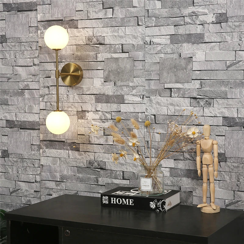 DecorBites™ Golden Glass LED Wall Lamp - Nordic Design for Bedroom & Living Room