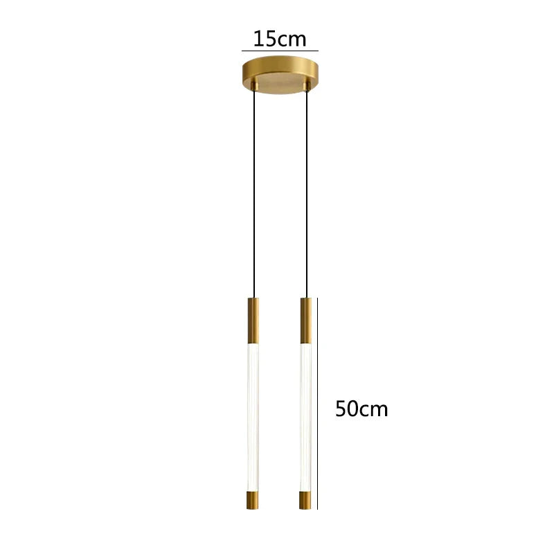 مصباح جداري DecorBites™ Gold Bar LED للديكور المنزلي في غرفة الطعام والمطبخ وغرفة النوم