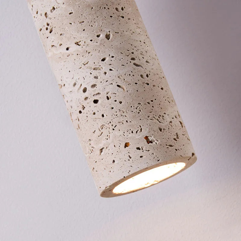 Wabi-Sabi Yellow Stone Pendant Light
