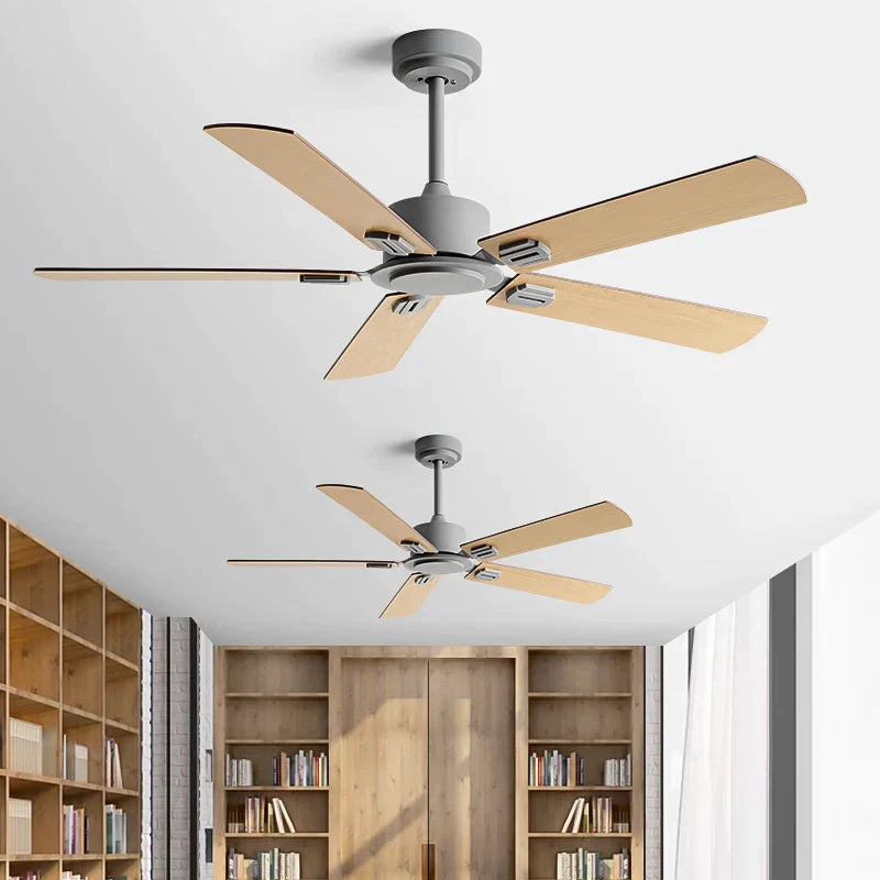 DecorBites™ 56" Industrial Style Black Ceiling Fan with Remote Control for Indoor Rooms