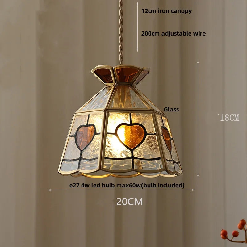 DecorBites™ Clear Glass LED Pendant Lights for Modern Home Decor and Restaurant, 200cm Wire