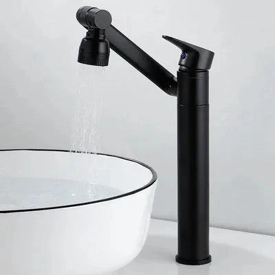DecorBites™ Gold Multifunction Bathroom Sink Faucet Hot Cold Water Mixer Deck Mounted