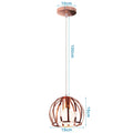 مصباح تعليق LED صناعي قديم طراز لوفت من DecorBites™ للمنزل وغرفة المعيشة والمطبخ