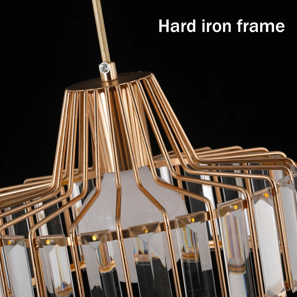 ثريا متدلية كريستال K9 من DecorBites™ مصباح سقف حديث لغرفة المعيشة ديكور قاعة LED