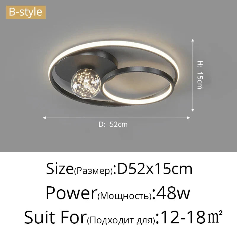 DecorBites™ Gypsophila Chandelier: Modern Ceiling Mounted Light for Home, Living Room, Bedroom