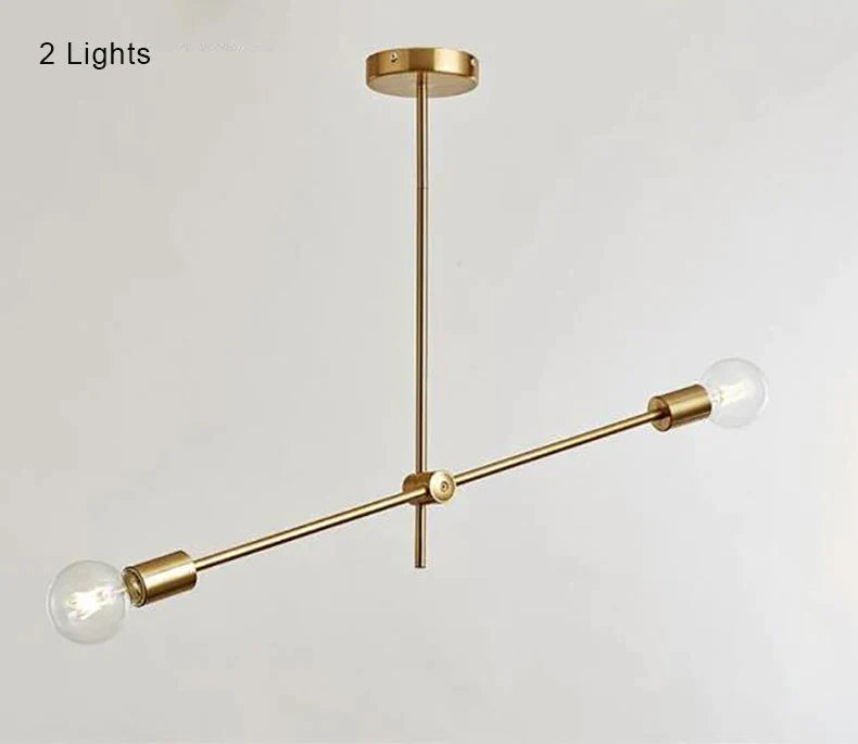DecorBites™ Glass Ball Globe LED Pendant Light Fixture - Nordic Modern Iron Rod Hanging Lamp
