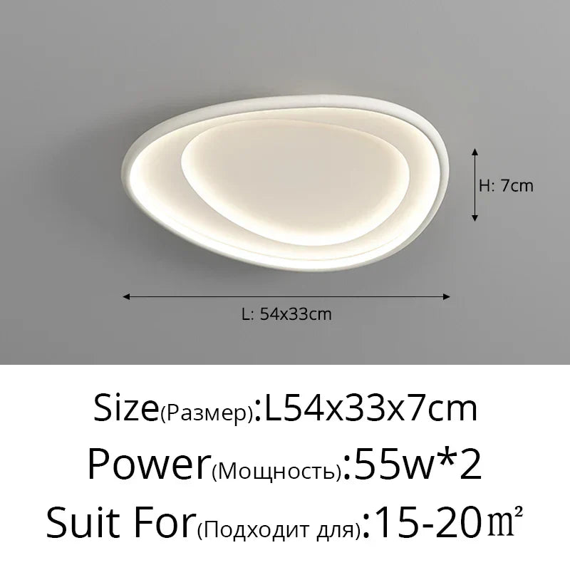 DecorBites™ ثريات LED أبيض كروم تركيبات إضاءة المطبخ إضاءة منزلية عصرية