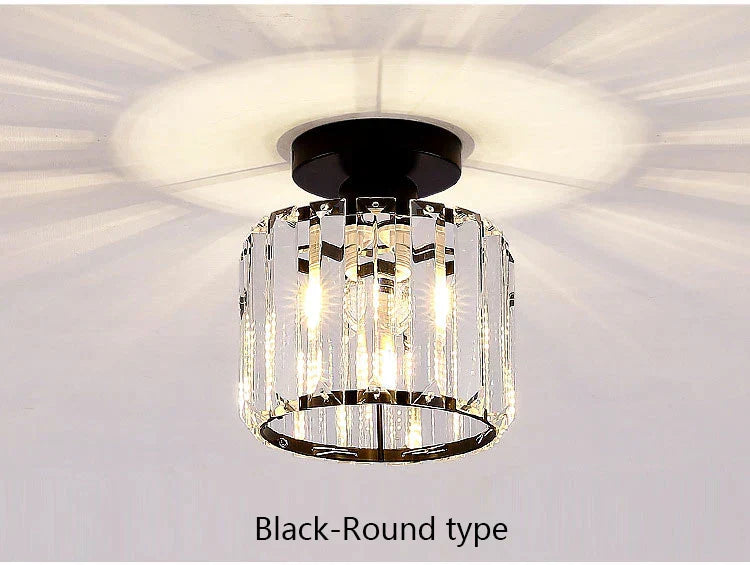 DecorBites™ Crystal LED Ceiling Light Modern Home Decor Fixture for Living Room Kitchen Hallway