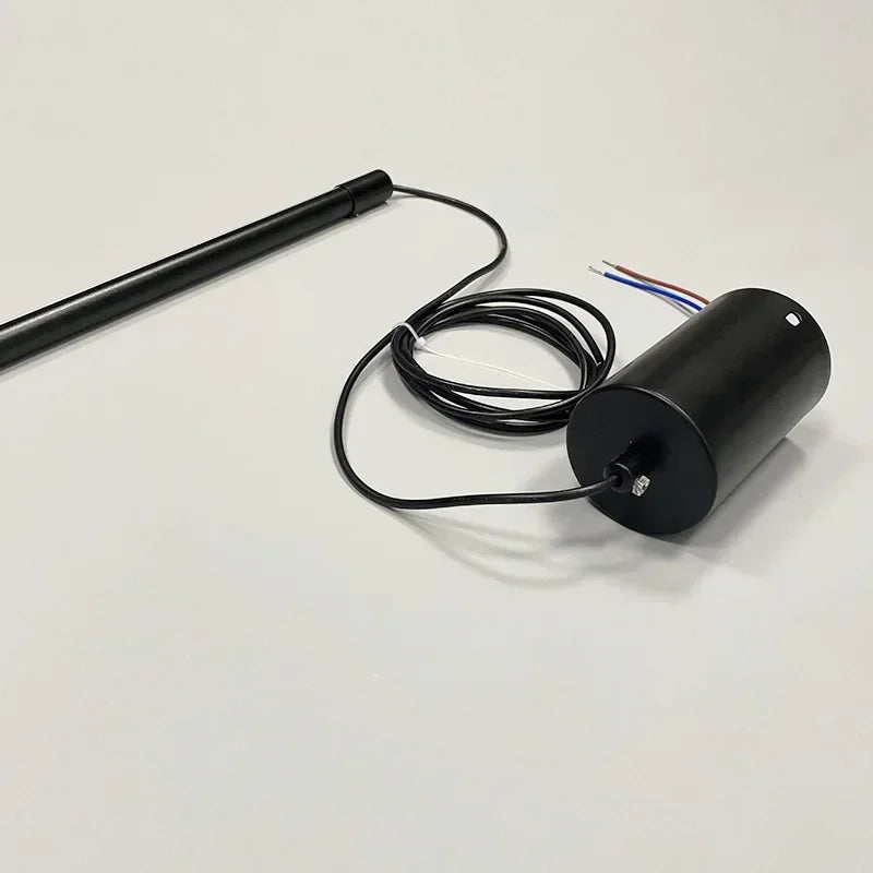 Modern Black Aluminum Linear Pendant Light