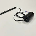 Modern Black Aluminum Linear Pendant Light