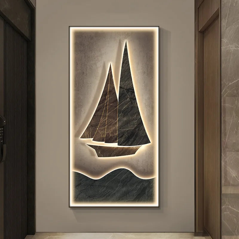مصباح جداري DecorBites™ LED لديكور جداري إبداعي عصري في غرفة النوم وغرفة المعيشة وغرفة الدراسة