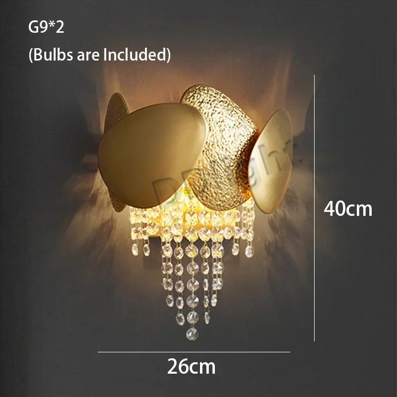 DecorBites™ Crystal Tassles Pendant Light 2024 | Modern Luxury Chandelier for Living Room