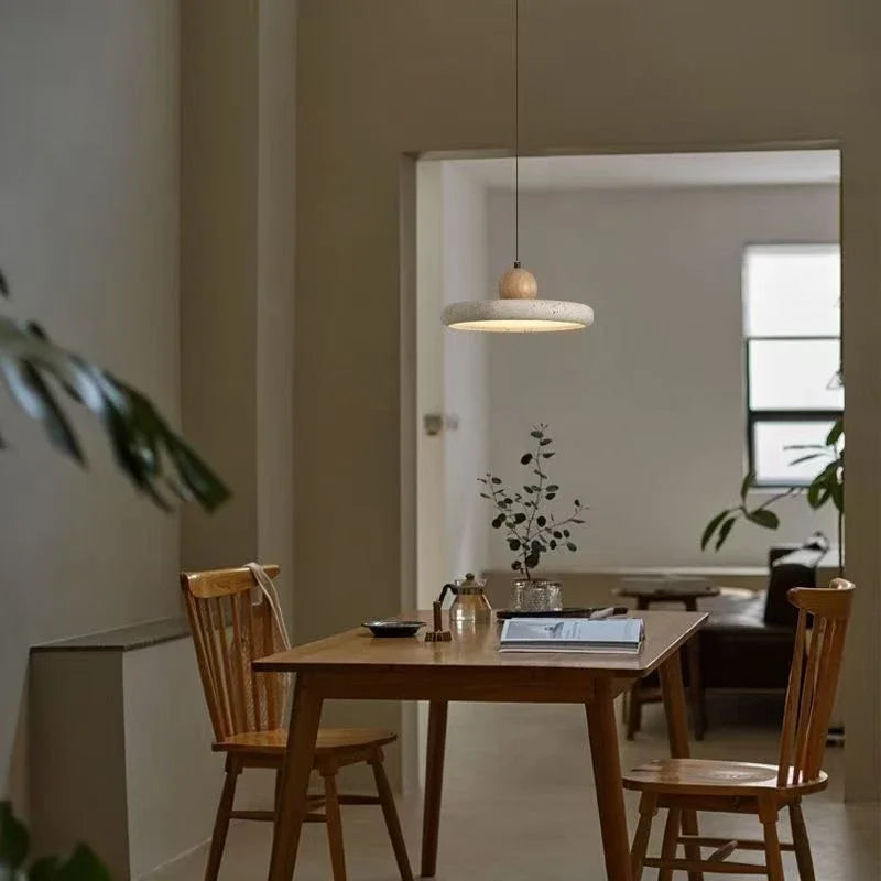 Nordic Travertine Stone Pendant Light