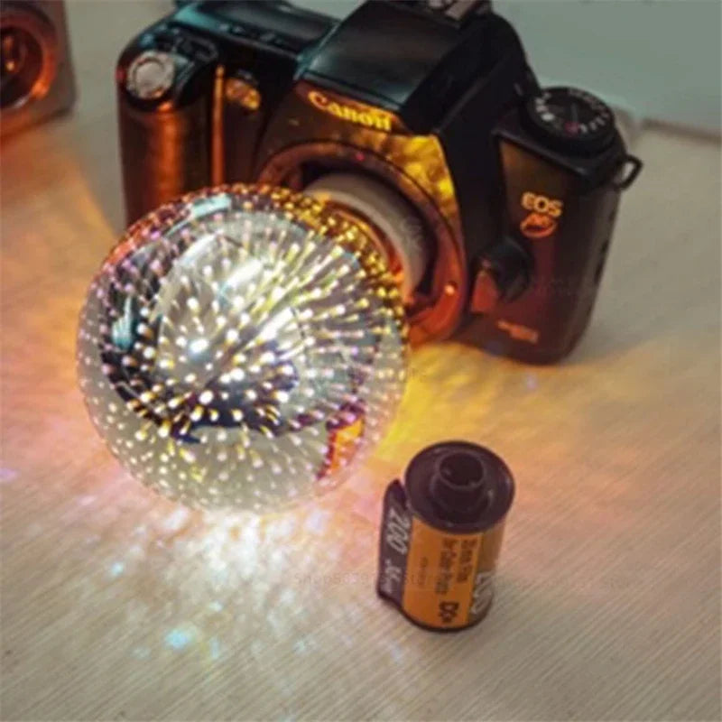 مصباح طاولة الألعاب النارية DecorBites™ LED لغرفة المعيشة وغرفة النوم