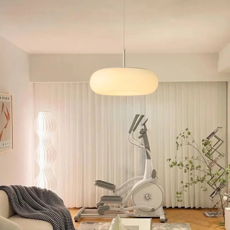 DecorBites™ Cream Apple LED Pendant Light for Cozy Illumination in Home Décor