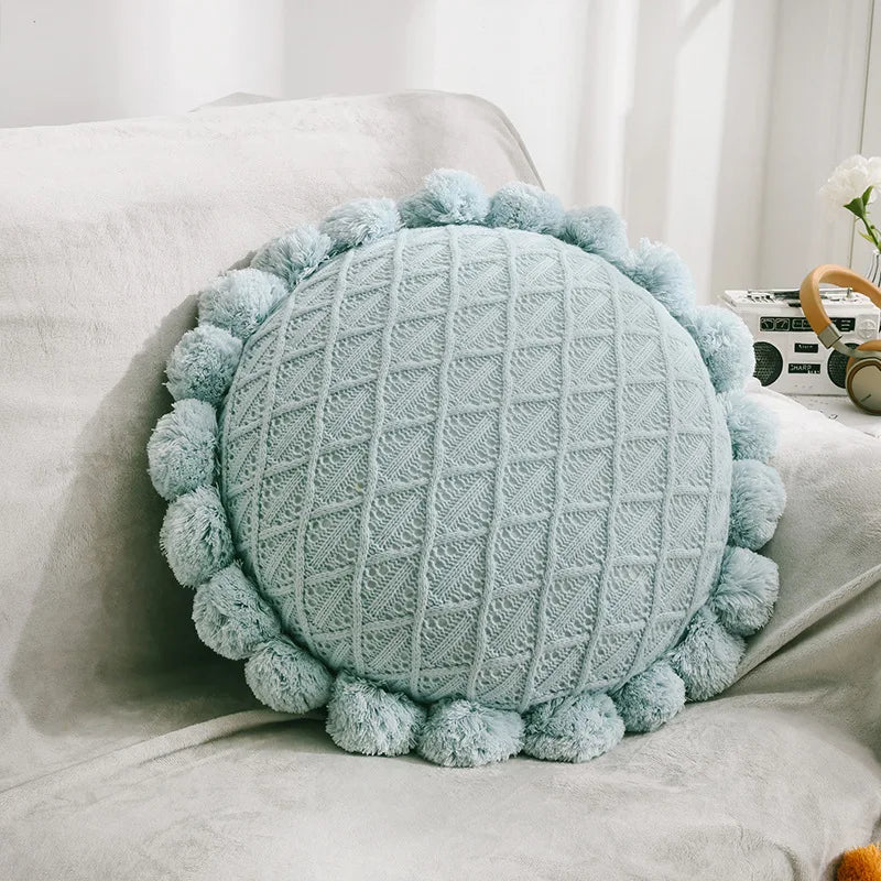 DecorBites™ 3D Flowers Pillows - White Petal Cushions for Home Decor in 50x50cm Size