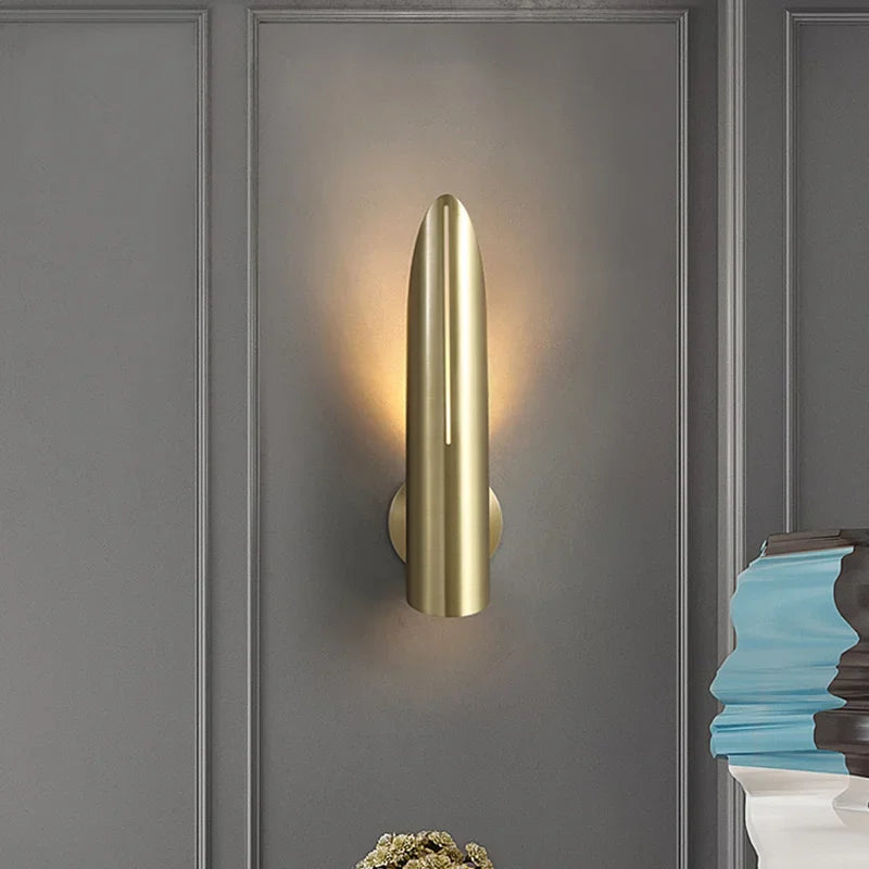 DecorBites™ Black Copper Luxe Wall Lamp - Nordic Retro Style for Living Room, Staircase, and Aisle