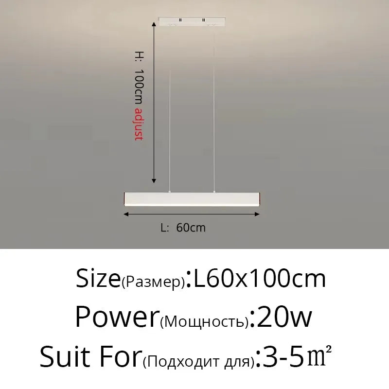 Nordic Contemporary Metal LED Pendant Light
