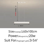 Nordic Contemporary Metal LED Pendant Light