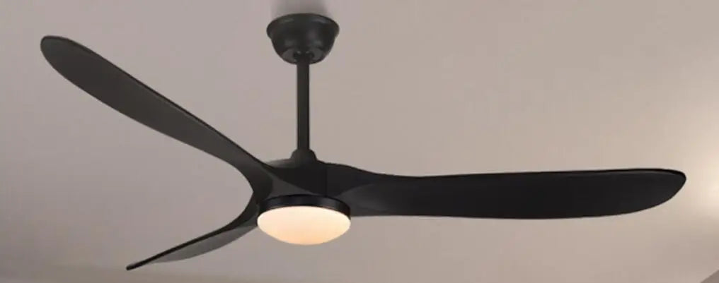 DecorBites™ 88" Large Wood Blade Ceiling Fan with Remote Control and DC Motor