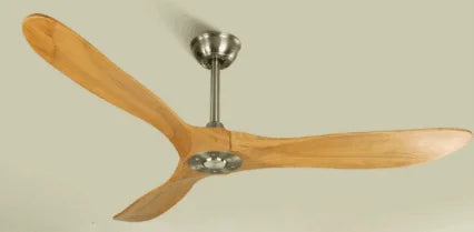 DecorBites™ 88" Large Wood Blade Ceiling Fan with Remote Control and DC Motor
